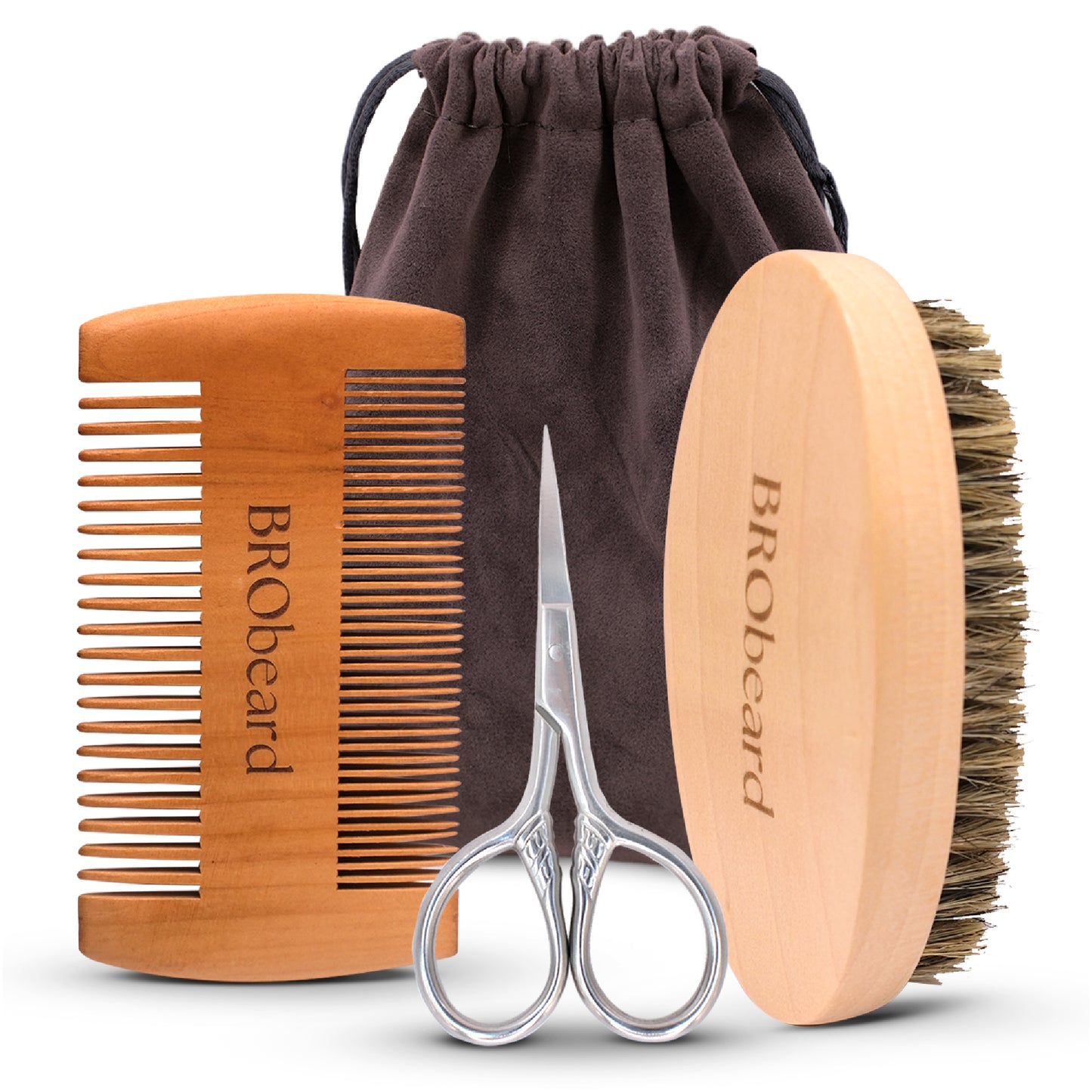 Beard Comb & Beard Brush Set